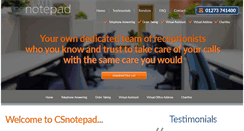 Desktop Screenshot of csnotepad.co.uk
