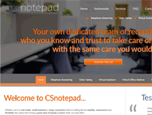 Tablet Screenshot of csnotepad.co.uk